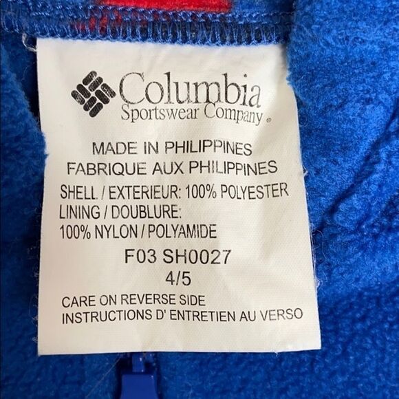 toddler Boys Columbia fleece jacket Spring Fall - Picture 4 of 4